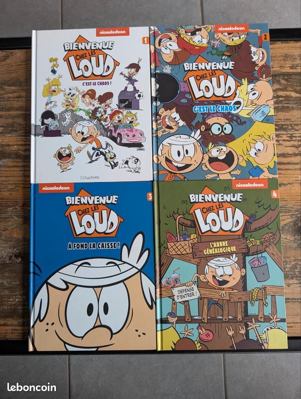 Tomes 1 à 4 Bienvenue chez les Loud (image 1)