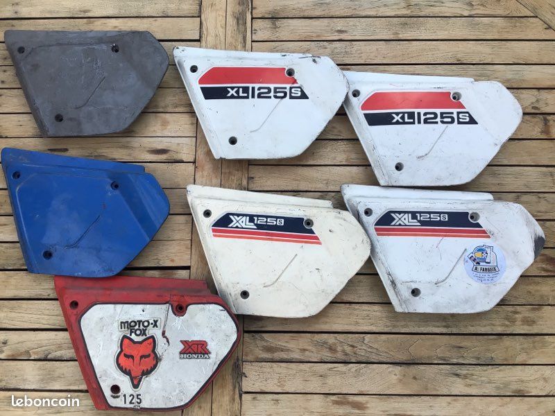 Cache Carénage Latéral Gauche Pour Honda 125 XLS - Occasion, Bon état Général - Pour Moto Cross/enduro