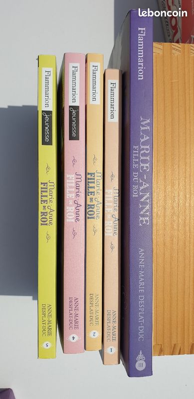 Lot de 5 livres "Marie-Anne fille du roi" (image 2)