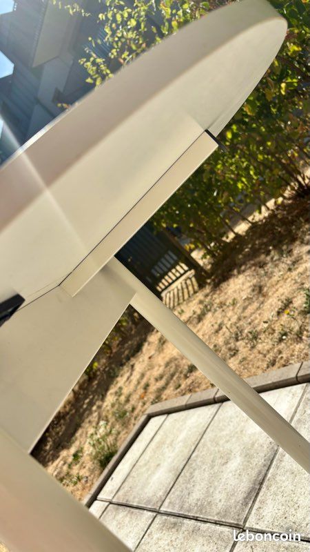 Table extensible blanche – 80 à 140 cm (image 4)