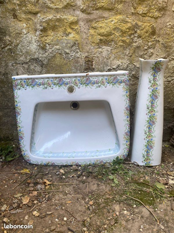 Lavabo ancien Porcelaine de Paris (image 1)