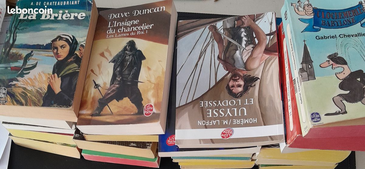 Nombreux livres de poche coir liste (image 1)