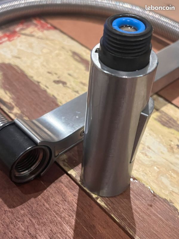 Mitigieur évier Blanco Culina S mini inox + poignée douchette (image 4)