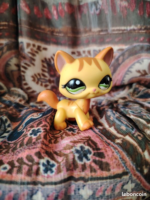 Littlest Pet Shop – Chat Jaune – Édition G7 – Exclusivité France – Hasbro