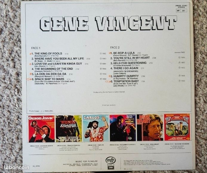 Lp 33t gene vincent (image 2)