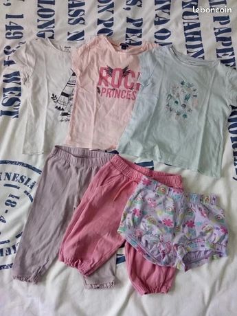 Lot De 4 Shorts Neufs Avec étiquettes Taille 6 Ans – Marques Vert Baudet Et Kiabi, Couleurs Gris Et Marine