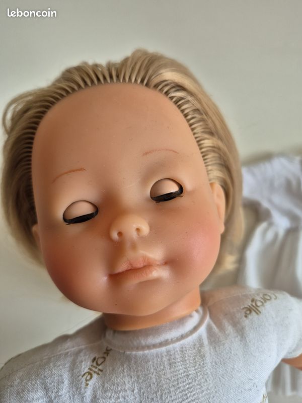 Poupée Corolle 1994 – Petite Fille Blonde 36 Cm – Habits Bambi – Vintage