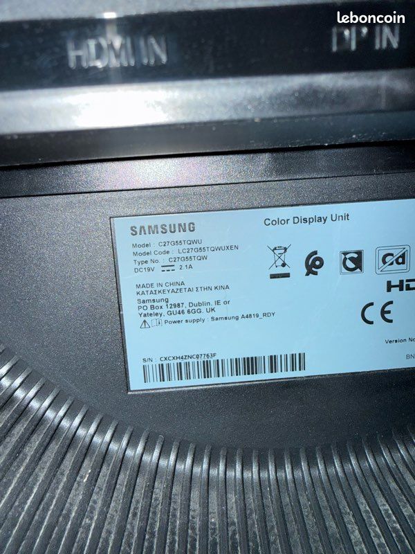 Écran Samsung g5 144hz (image 3)