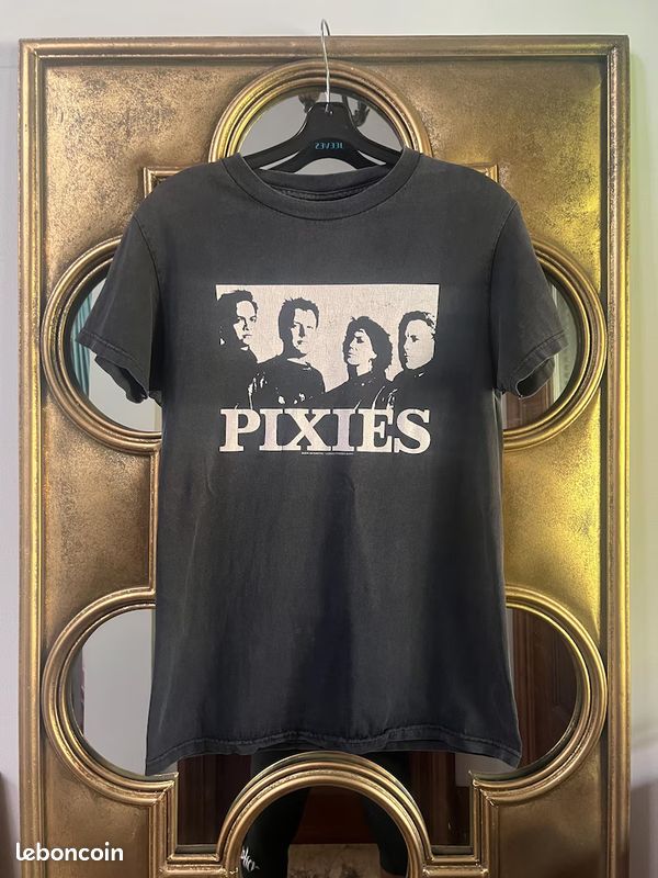 T-shirt Pixies Noir Homme (image 1)