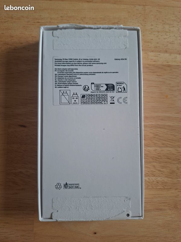Téléphone Samsung Galaxy A56 5G 256GB neuf couleur vert sauge [revente suite à erreur d'achat] (image 7)