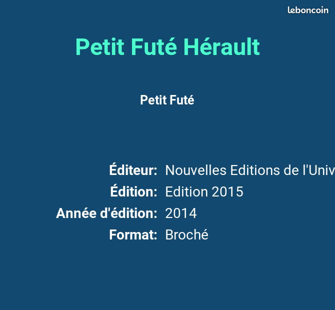 Petit Futé Hérault - Petit Futé (image 2)
