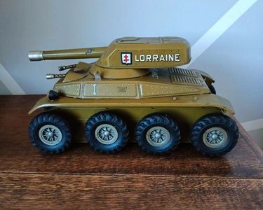 JOUSTRA CHAR LANCE FUSÉE 49 DGE TÔLE ET PLASTIQUE TANK | eBay