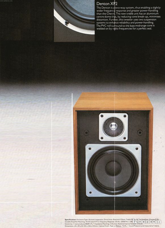 Enceintes wharfedale denton xp2 Photo, audio vidéo