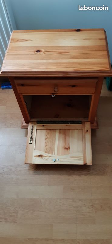 Meuble de chevet pin (image 1)