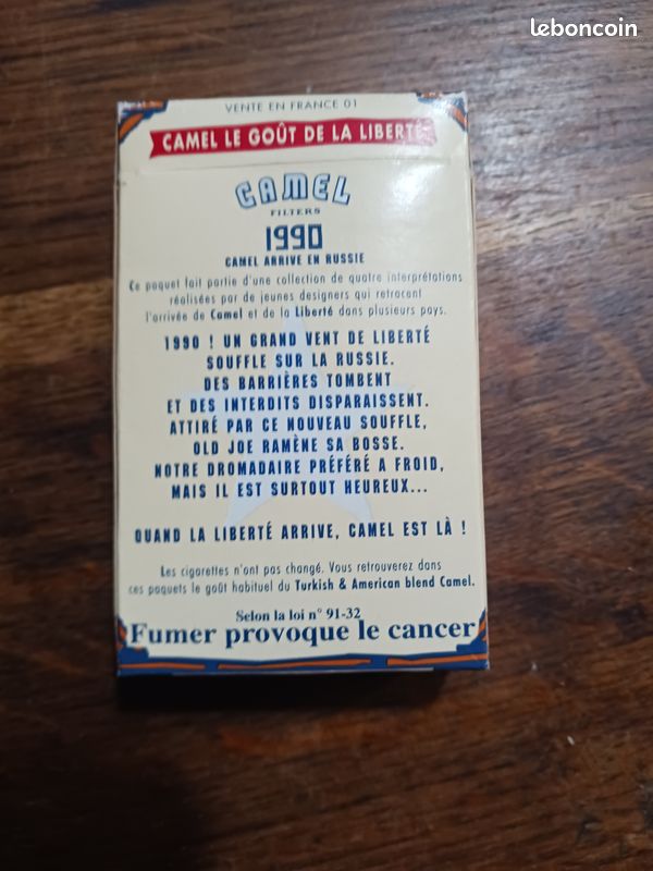 Paquet de cigarette vide - Collection
