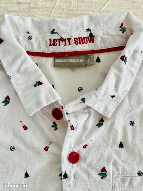 Chemise noël sergent major ans Vêtements
