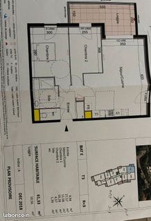 Appartement 3 pièces 61 m² · à Six-Fours-les-Plages · 61 m² · 1 100 €/mois