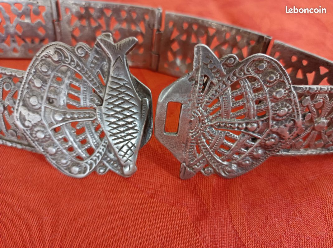 Ceinture Mexicaine cuir 4 cm Boucle ALABAMA Plaquée Argent 🇫🇷 - Les Cuirs Nomades | Artisans Maroquiniers