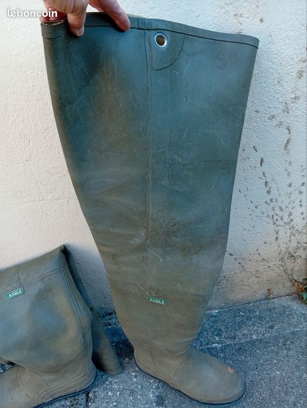 Véritable Cuissardes(44) aigle pour la pêche d'occasion (image 2)