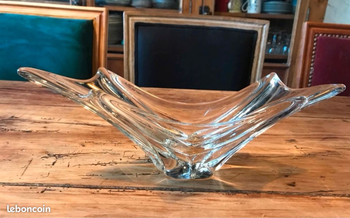 Grande coupe de cristal Daum France (image 1)