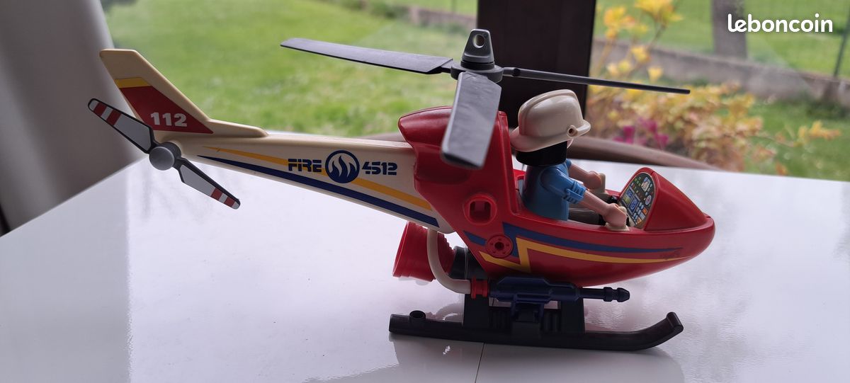 PLAYMOBIL Hélicoptère pompier 4512 (image 2)