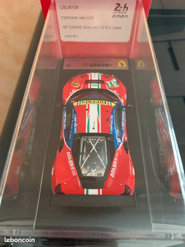 Ferrari 488 GTE Evo n° 21 24h Le Mans 2023 AF Corse 1/43 Looksmart LSLM163