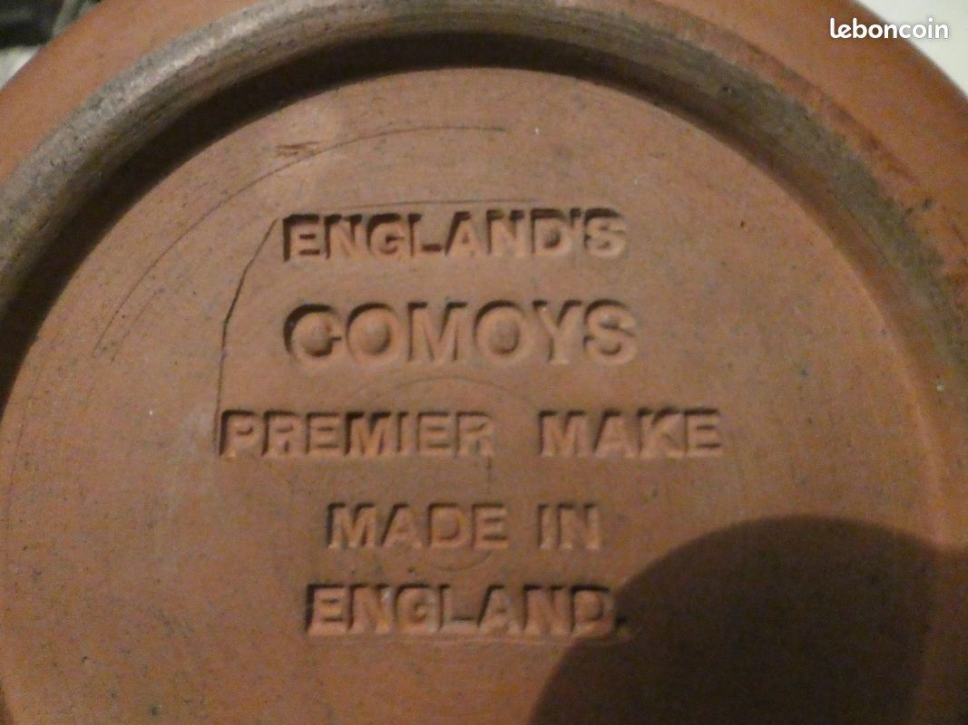 ENGLAND'S COMOYS, Rare pot à tabac (tobacco jar) vintage par Comoy's of  London