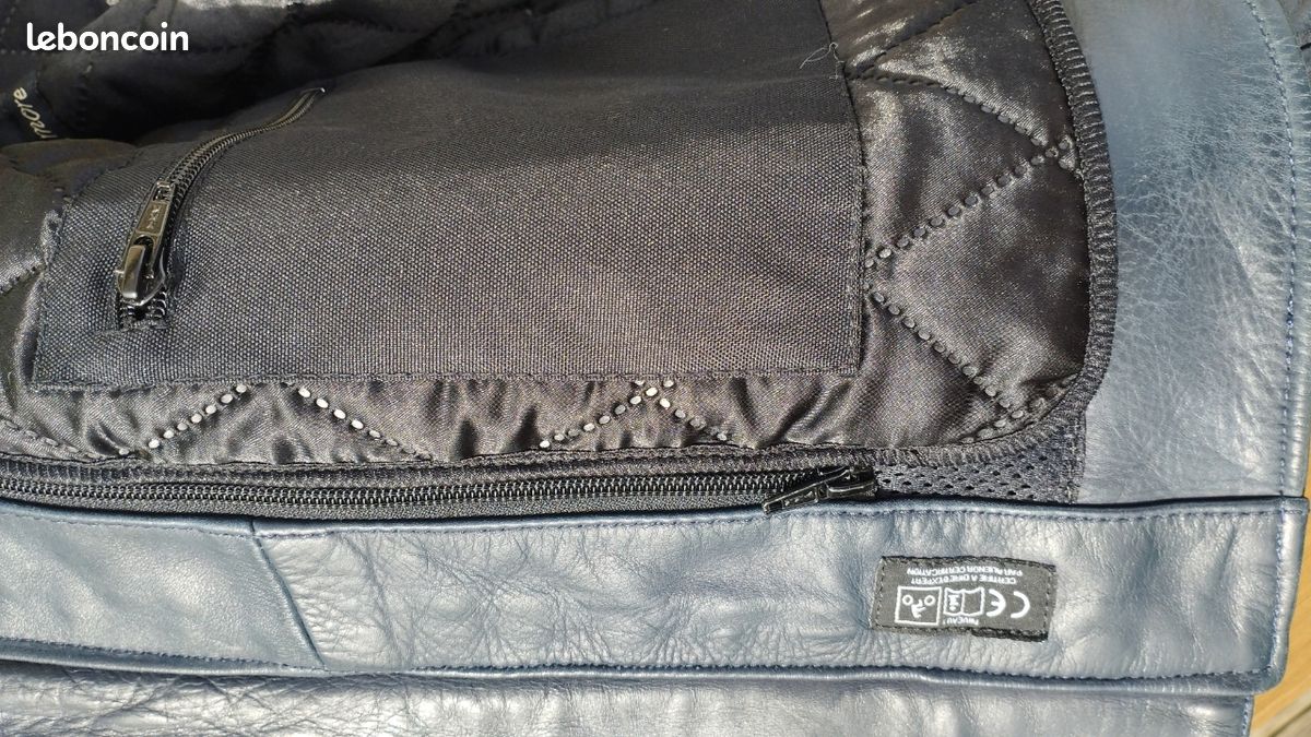 Blouson moto cuir DXR Dagor (image 7)