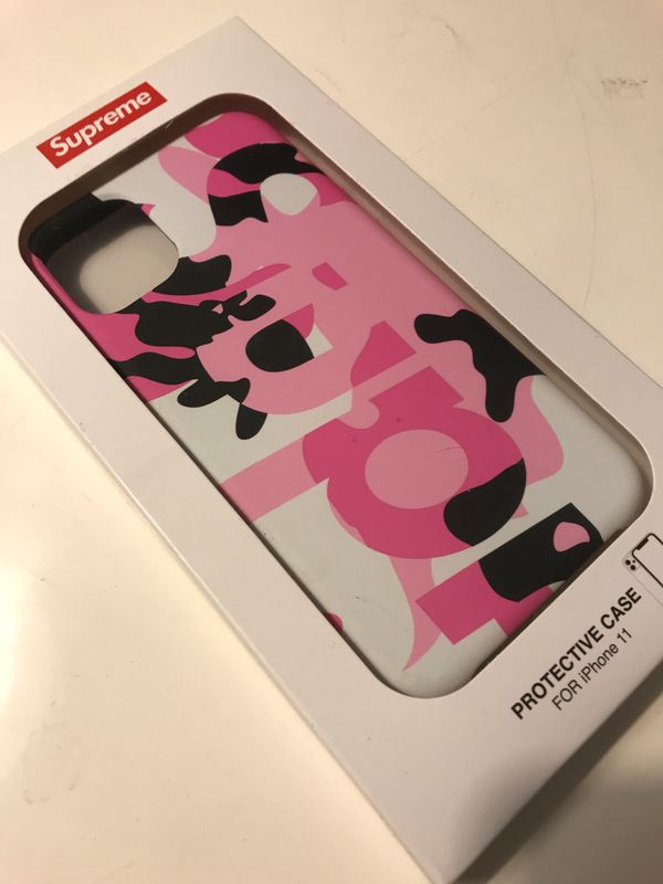 Buy Supreme Camo iPhone 11 Pro Max Case 'Pink Camo' - FW20A75C