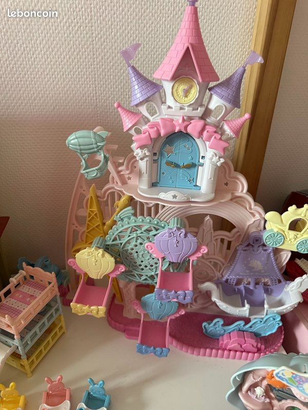 Lot Sylvanian families complet maison manège coquillage bébés et accessoires (image 8)