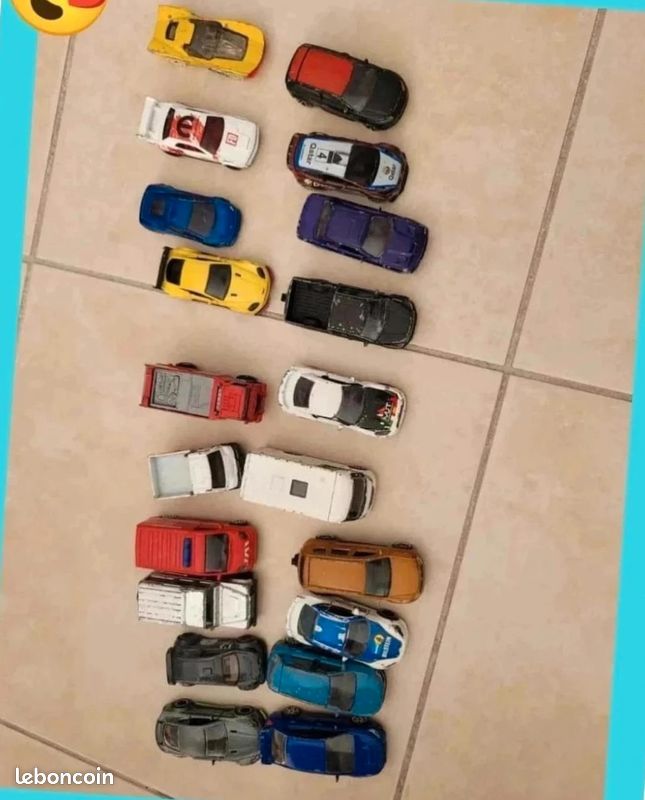 Voitures hotwheels majorette etc divers 20 en l'état (image 1)