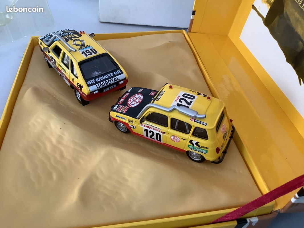 Coffret NOREV 1/43 - Renault Paris-Dakar Frères Marreau 1980 & 1982