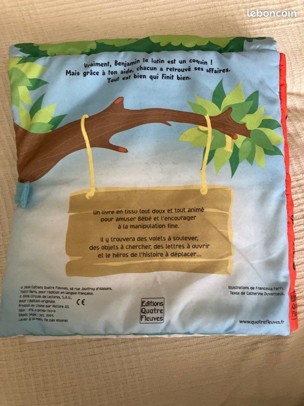 Livre tissu petites histoires de la forêt enchantée (image 3)