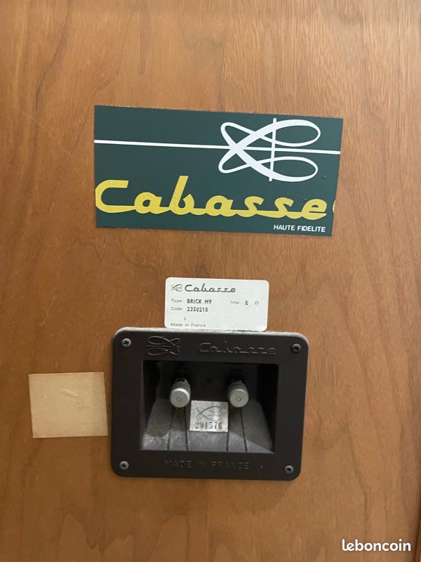 Paire D'enceintes Cabasse Brick 235-3 – 8 Ohms – Occasion, état Correct