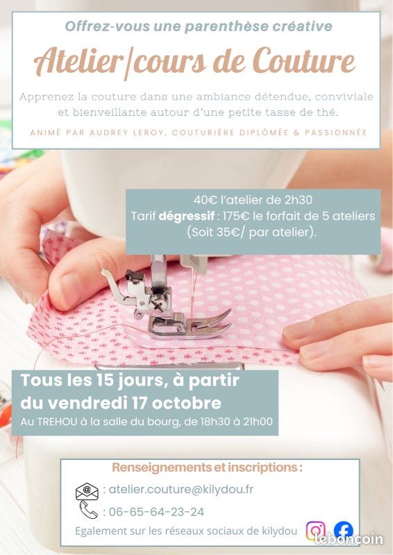 Atelier / cours de couture (image 1)