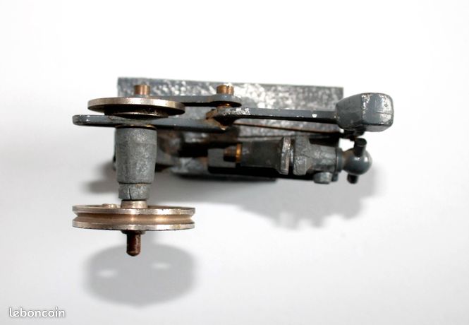 Ancienne Scie Mécanique Articulée Miniature En Métal – Jouet D’époque 1880-1920