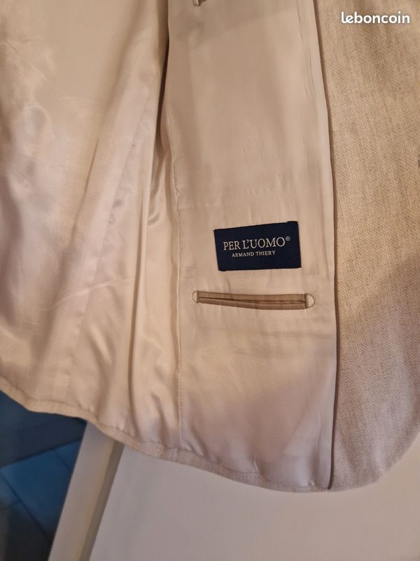 Veste homme beige (image 3)