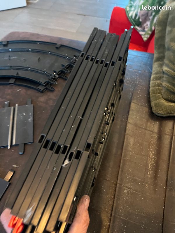 Lot De 8 Rails Courbes Carrera Evolution - Pour Circuit 1/24 1/32 - Très Bon état
