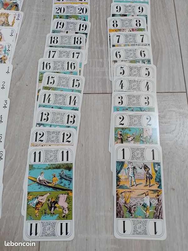 Jeu de Tarot Trident Bi énergie Héron complet bon état (image 6)
