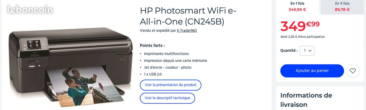 Imprinante Photosmart 5525 (image 3)