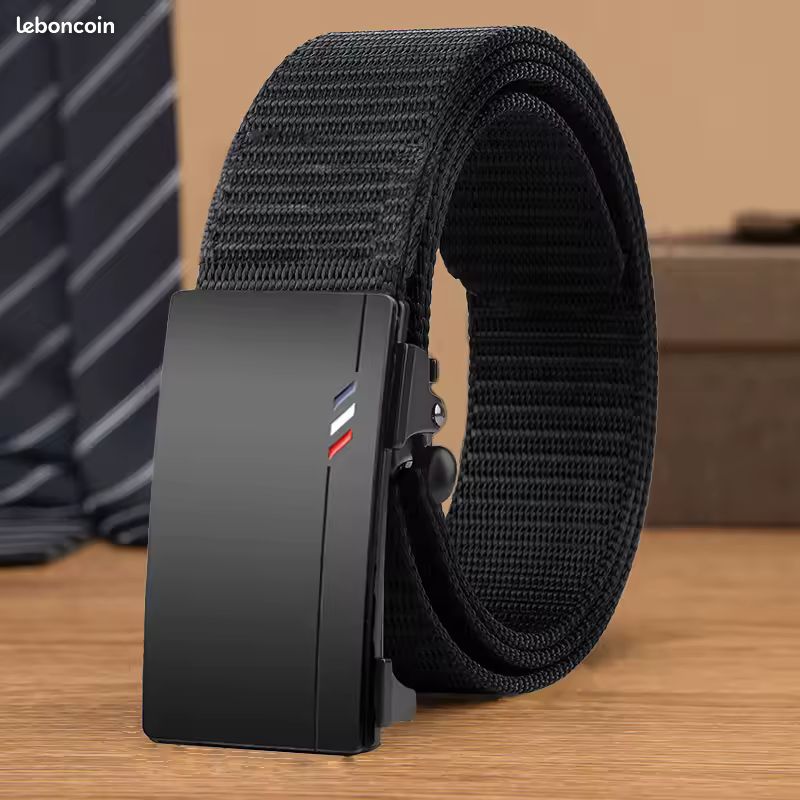 Lot De 10 Ceintures Noires Reis Belt-Boom_B - Taille Unique Réglable 130 Cm Pour Quotidien Et Travail
