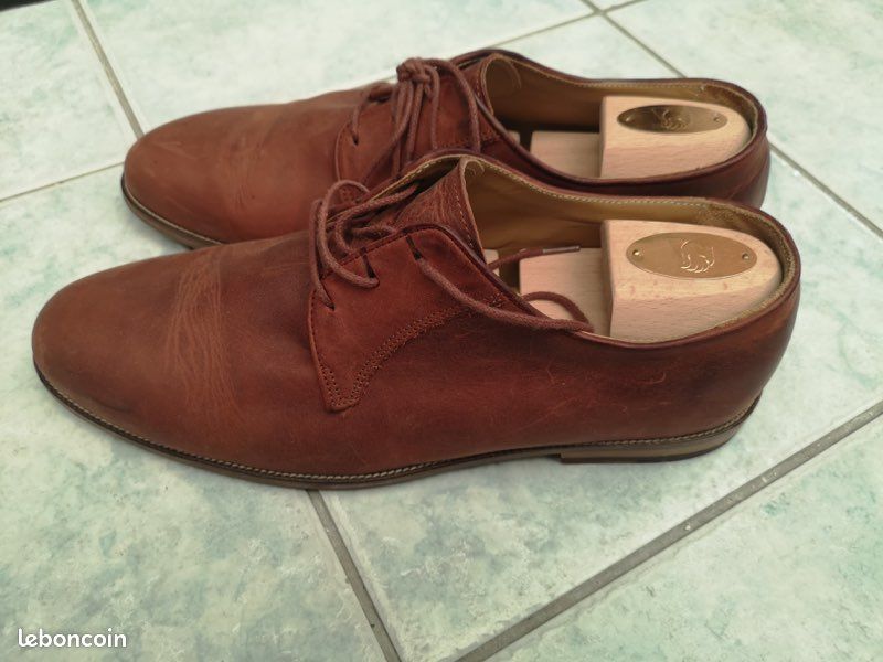 Photographe Bobbies Chaussure Derbies Le Photographe Bleu Minéral