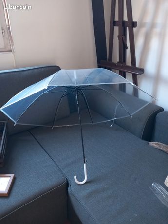 Parapluie inversé motif marinière - Accessoire breton marin