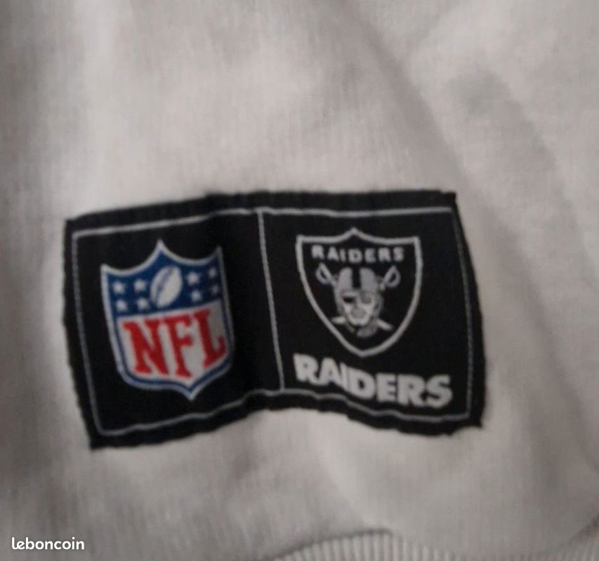 Gilet Las Vegas Raiders Primark Taille L Noir - Tenue D'entraînement Adulte