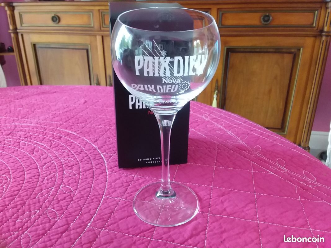 Verre à Bière Paix Dieu 25 Cl – Abbaye, Verre Publicitaire, Fabrication Belge