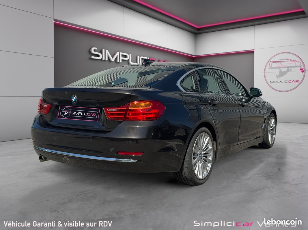 BMW SERIE 4 (F36) GRAN COUPE 420D BVA8 184Ch LUXURY COFFRE ÉLECTRIQUE Garantie 12 mois (image 3)