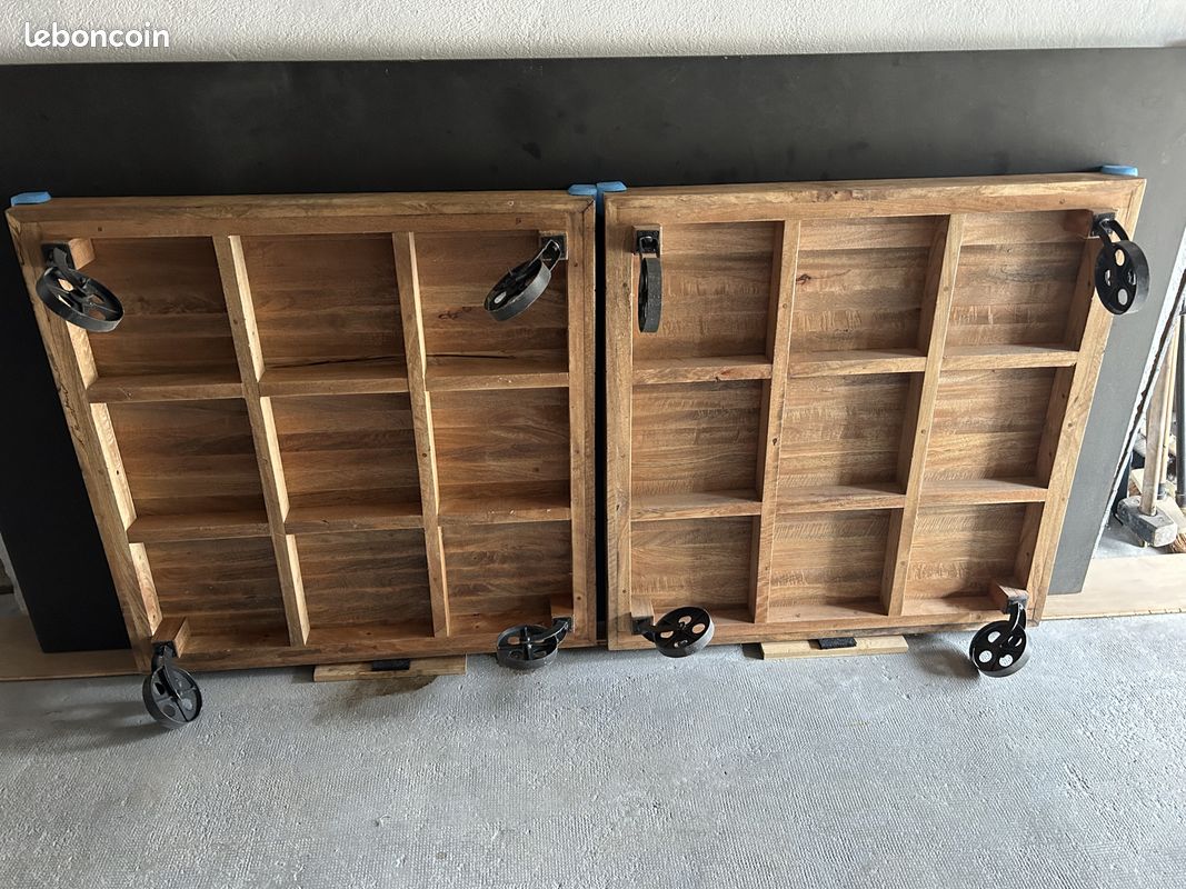 Table basse style industriel (image 5)