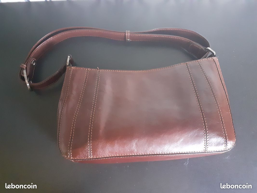 Sac à main Arthur&Aston cuir marron (image 2)