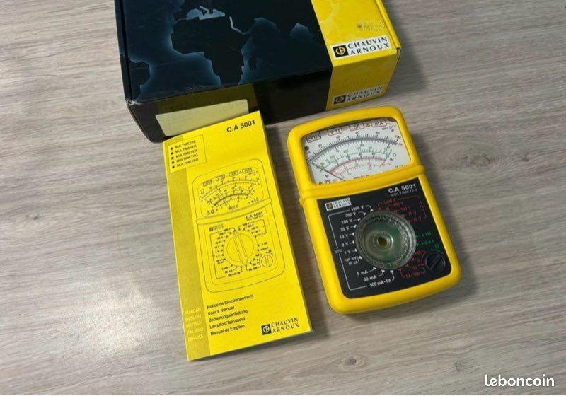 Boitier Multimètre Chauvin Arnoux C.A 5001 ⚠️ Pour Pièces ⚠️ (image 1)