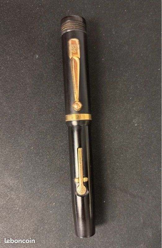 Stylo Plume Vintage Gold Starry - Nib En Or 18 Carats - à Restaurer Ou Collection